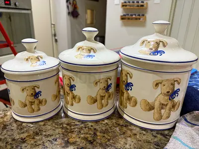 Ceramic jars. Vintage