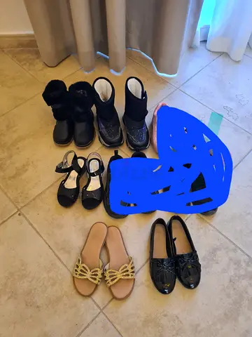 girls shoes — boots, sandals, flats,  good condition 32 34 36