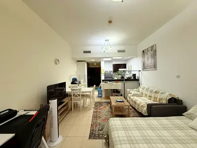 Studio l Fully Furnished l Big Balcony l Pool View