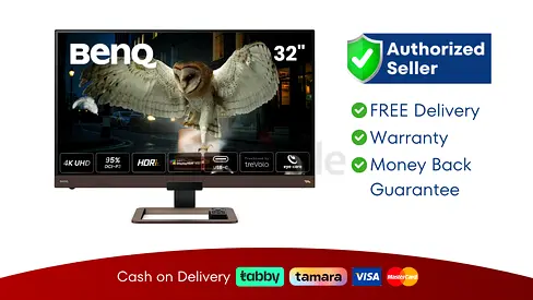 BenQ 32 inch Bezel-Less HDR 400 IPS Entertainment Monitor, EW3280UBrand New | 1 Year Warranty | Free