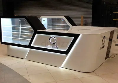 Luxury kiosk model