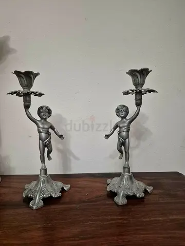 Vintage Victorian Candle Holders
