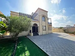 Villa for Rent _ Al Hamidiya Ajman _ 5 Master Bedrooms _ 120000 AED _ Large Yard