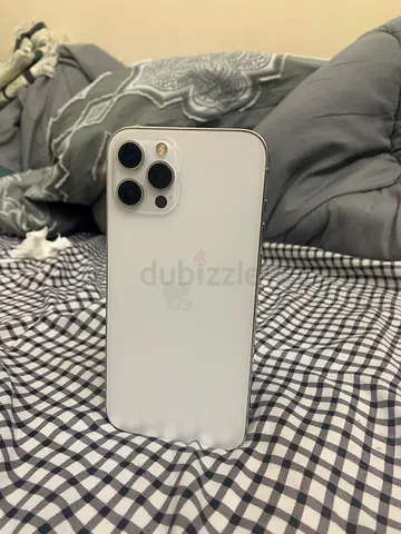 iPhone 12 Pro Max 128gb - Silver - 100% Original - Al Ain