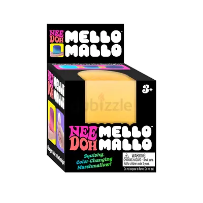 NeeDoh Mello Mallo Squishy Color-Changing Marshmallow Toy (New)