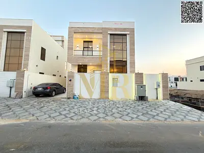 ✨Luxury villa for sale in Al Yasmin, large area, includes electricity, water and air conditioning