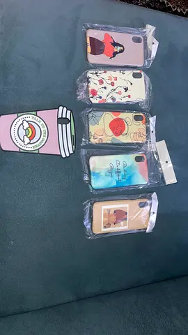 Lot of 6 Decorative iPhone Silicone Cases — New, Various Designs