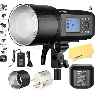 Godox Witstro Studio Strobe Flash Kit - Portable Monolight with TTL and LED Display