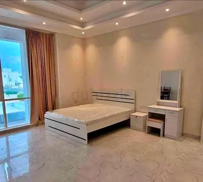 Brand New White Double Bed with Mattress and Dressing Table