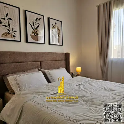 شقة فخمة ( اول ساكن )  غرفة وصالة  مفروشة فرش جديد للإيجار في عجمان - الجرف2  -  بجوار مدرسة الاقصى
