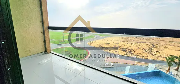 Brand new Luxury 2bhk Apartment with balcony | wardrobe | Gym | Covered parking and pool view