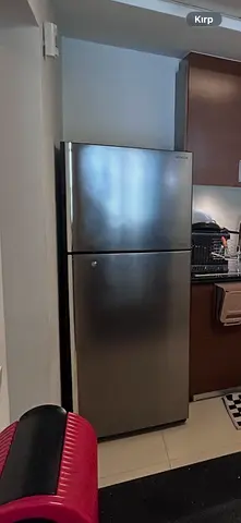 Top-freezer Stainless Refrigerator - Good Working Condition