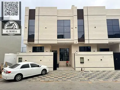 بيع في منطقة الياسمين عجمان - شامله رسوم التسجيل والتميلك  طابقين وروف....