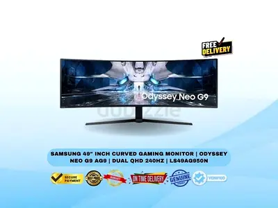 Samsung 49 Inch Curved Gaming Monitor | Odyssey Neo G9 AG9 | Dual QHD 240Hz | LS49AG950N