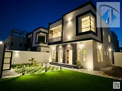 Villa for sale at a bargain price in Al Yasmin area, connected to electricity, water, and air condit