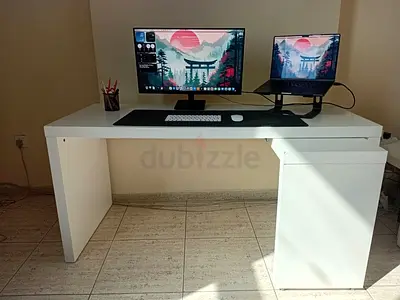 IKEA MALM Desk (pull-out panel)