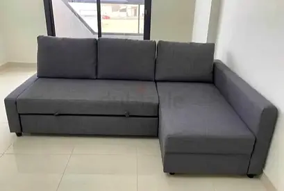 Corner l shape sofa bed with storage