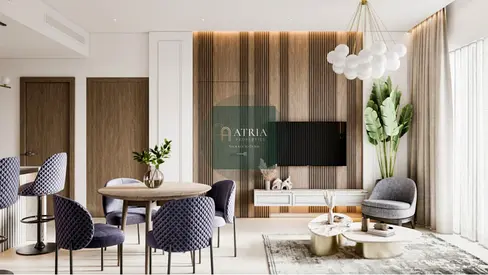 مفروشة بغرفة نوم واحدة | جولدن وود فيوز 5 | شرفة وإطلالة على JVC