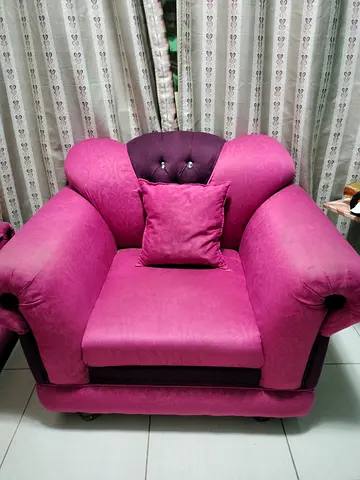 Sofa set (2+1+1) with cushions