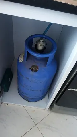 Blue LPG Gas Cylinder (Small) - Good Working Condition (Adnoc)
