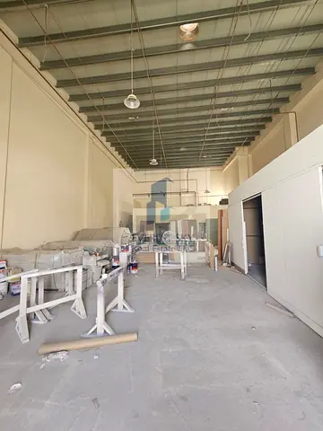 Raod Facing Warehouse with mezzanine, 14 KW power, pantry, toilet for URGENT LEASE !!
