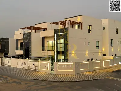 فيلا فاخرة للبيع في الحليو2 تصميم أنيق يضم7غرف نوم واسعة وتشطيبات فائقة الفخامة في موقع استراتيجي في عجمان 🏡✨