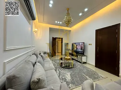 Two-story villa with all-inclusive price (electricity, water, and air conditioning) in one of Ajman's most prestigious areas. Freehold ownership avail