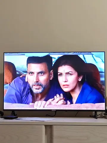 43 inch Geepas LED Smart TV on Stand - Mint Condition