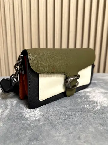 COACH Tabby colorblock leather crossbody bag