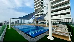 Brand New 3BR + Maids Room || Waterfront || Big Terrace || Panoramic view || 2 Car Parkings || All A