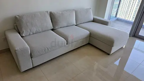 Ikea vimle L shape sofa bed under storage space and mattress