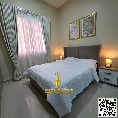 استوديو مطبخ منفصل مفروش فرش راقي و جديد للايجار الشهرى بعجمان - الجرف2 - بجوار مدرسة الاقصى