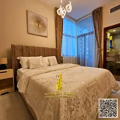 The most luxurious two-bedroom apartment with a sea view (first resident) fully furnished for rent i