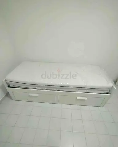 IKEA brimness daybed with 2 big storage drawers and 2 IKEA mattresses.