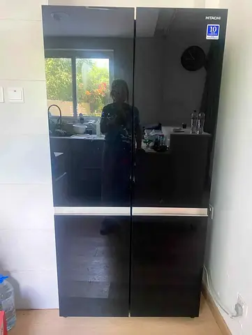 Hitachi Four doors Side-by-Side Refrigerator latest model slightly used