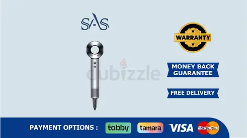 Dyson Supersonic hair dryer | New - Delivery | Warranty | HD08 White/Silver