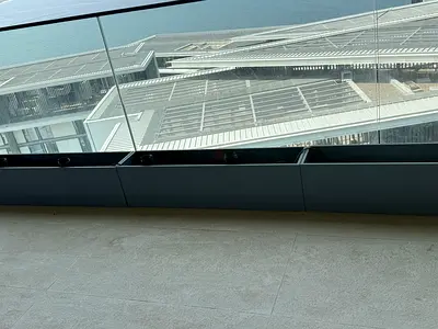 Long Balcony Planter Boxes (Set of 3) - Dark Grey