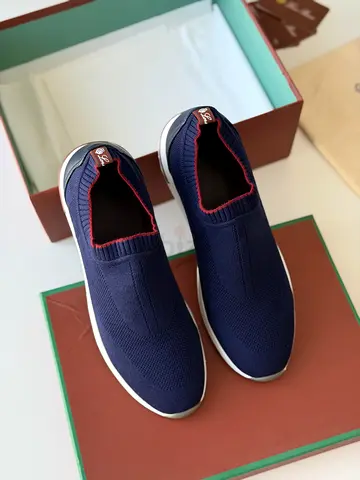​Loro Piana Mens Knit Sneakers