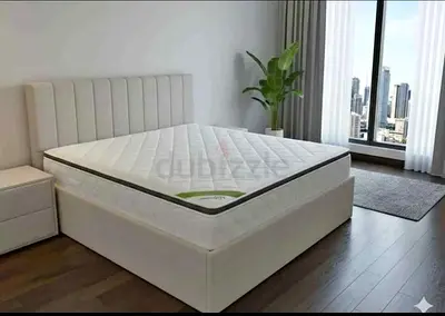 Double bed frame with mattress included