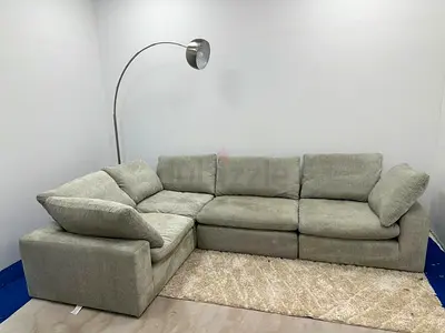 As perfect condition pan Emirates modular sofa