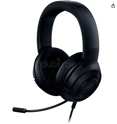 Razer Kraken Wired Gaming Headset — Black, Good Condition