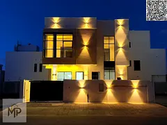 Luxury villa for sale in Al Bahia area, two floors, modern design and spacious areas, freehold owner