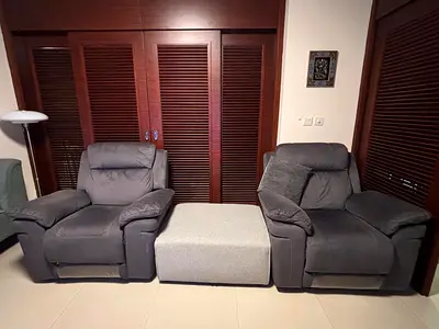 Comfortable Reclining Chairs with Ottoman