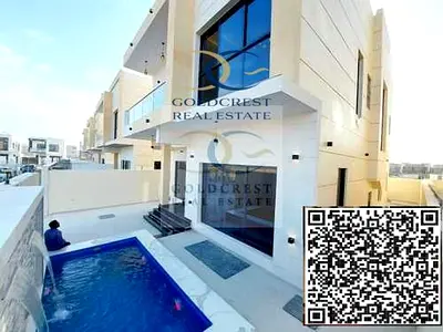 SWIMMING POOL BRAND NEW  5 BEDROOMS LUXURY  VILLA AL YASMEEN AJMAN