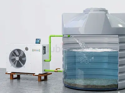 Water chillar water cool house tank cooling system نظام تبريد المياه في دبي