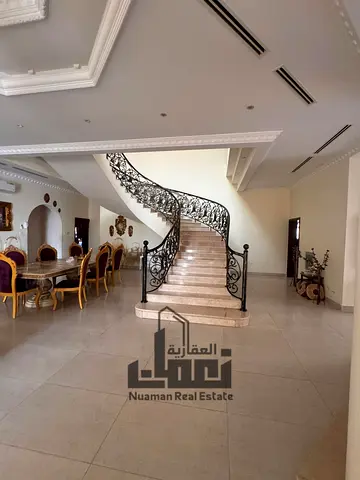 Villa for sale in Al-Rahmaniyah 1, with an area of 16,000 sq ft, 7 master bedrooms, villa age 10 years, price 3,500,000 AED