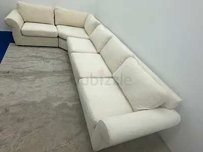 Excellent condition pottery barn beige color corner sofa