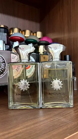 Pair of Amouage Reflection parfums - 100ml each (used)