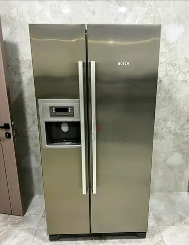 BOSCH Latest Model Side-by-Side Fridge and Freezer Stainless Steel with Ice/Water Dispenser