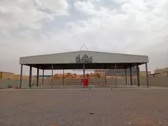 Code 3156 annual yard for rent in Umm Al Quwain consisting of an open warehouse with an office and a